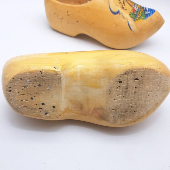 Pair of Dutch Wooden Clogs -Klompen - Picture 9 of 11